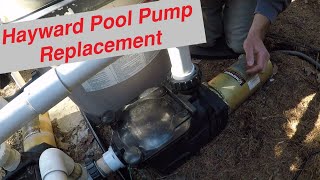 Hayward Superpump Pool Pump Replacement [upl. by Eisor]