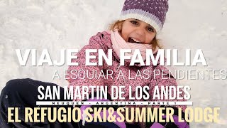 Las pendientes  Chapelco📍Así es ir a esquiar⛷️ en Familia con niños a San Martin de los Andes 🥶 [upl. by Parthinia436]