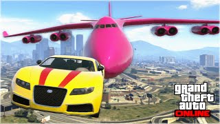 AWESOME GTA 5 STUNTS amp FAILS Funny Moments Compilation [upl. by Enelia747]