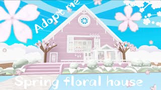 Spring floral house build 🌸🌷🦋💗  Speed build [upl. by Iat]