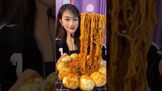 먹방 먹는 소리 Boiled Egg Spicy Noodles Eating asmr mukbang eating 016 [upl. by Akered]