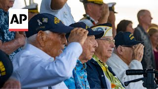 Survivors of Pearl Harbor honor those who perished [upl. by Anitsua]