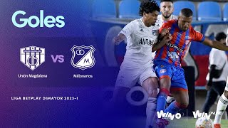 Unión Magdalena vs Millonarios goles  Liga BetPlay Dimayor 2023I  Fecha 15 [upl. by Gearhart]