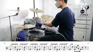 jworship꽃들도  Drum Cover  무료드럼악보  free drum sheet [upl. by Nelon]