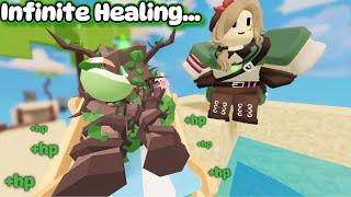 Eldertree  Noelle kit  INF Healing  Roblox Bedwars [upl. by Milak]