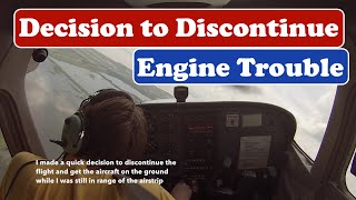 Engine Roughness on Takeoff Decision to Discontinue Cessna 172 [upl. by Draneb]