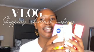 Vlog Shopping  Cooking My updated skincare routine  Meal prepping  Clicks haul  Grocery haul [upl. by Asoramla]