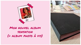 Mon nouvel album sensation  ALBUM SCRAP MODULABLE EN TISSU [upl. by Annid]