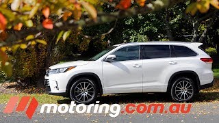 2017 Toyota Kluger Grande Review  motoringcomau [upl. by Blodget]