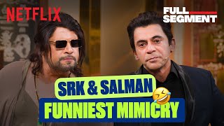 Sunil Grover amp Krushnas HILARIOUS SRKSalman Mimicry 🤣 Ft Kartik Aaryan  TGIKS [upl. by Eanel982]