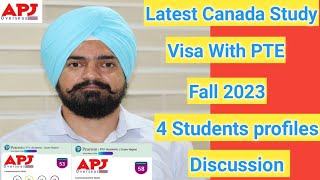 Canada study visa with PTE PTE Visa Success Rate in SDS and gernal categories sept 2023 [upl. by Solange939]