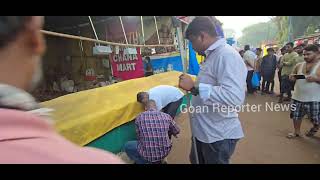 Goan ReporterActivist Mariano becomes Snake Catcher Caught a 5feet Long Phyton at Old Goa Fairy [upl. by Kenton44]