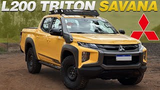 TUDO SOBRE A NOVA L200 TRITON SAVANA 2024 A MELHOR PICAPE NO OFFROAD [upl. by Beker]