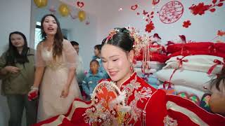 中国贵州遵义凤冈农村接亲风俗 婚礼Rural Marriage Customs in Fenggang Zunyi Guizhou China  Wedding [upl. by Erialb]