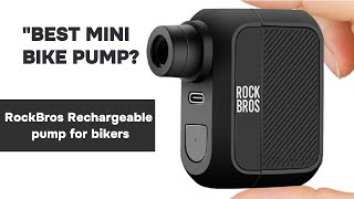 quotBest Mini Bike Pump ROCKBROS 100PSI Rechargeable Pump for Bikersquot [upl. by Phelps]