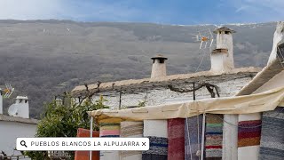 CAPILEIRA  Pueblos blancos de La Alpujarra de Granada  Walking tour 4k [upl. by Brownson]