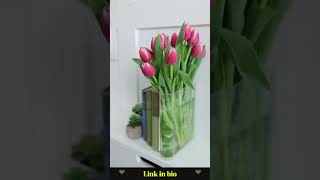 6 elegant transparent acrylic book vase for stylish flower arrangements 540p [upl. by Glynis755]