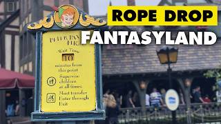 Rope Drop Fantasyland  EVERY RIDE  20240620 [upl. by Levi]