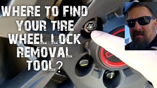 Cant find your wheel lock removal tool It may be closer than you think [upl. by Edivad]