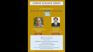 Talk on Overview of CRISPR genome editing system by Dr Sanjay Ghosh [upl. by Suirad]