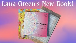 Flip Through Of Lana Greens New Mandala Coloring Book amp More ❤️ [upl. by Zehcnas]