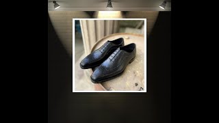 Autumn Winter Black Dress Shoes for Men Italian Handmade Goodyear Welted Brogues Oxfords Perfect [upl. by Coombs]