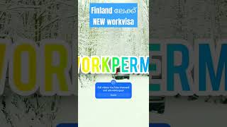 Finland workvisaWayfarerinsightsmalayalamFinland jobvisaworkpermits jobs finland viral work [upl. by Sedecrem]