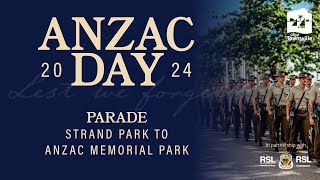 Anzac Day 2024 – Townsville City Parade [upl. by Esten]