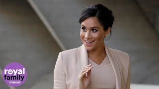 Meghan The Duchess of Sussex visits the National Theatre [upl. by Adnaloj]