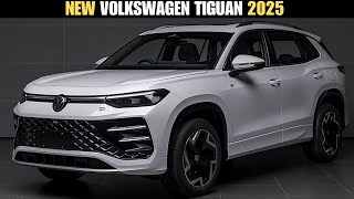 FIRST LOOK  2025 Volkswagen Tiguan Review  New Information [upl. by Bara]