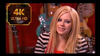 AvrilLavigne  Interview SoundOffwithMattPinfield4K HD 2007 [upl. by Klapp]