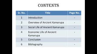 quotSocial and Economic Life of Ancient Kamarupaquot Project of History Class XII AHSECNCERT 202425 [upl. by Eile]