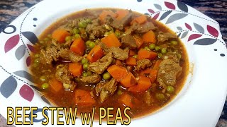 How to cook BAZELLA  Lebanese Beef Stew w Peas [upl. by Krahmer]