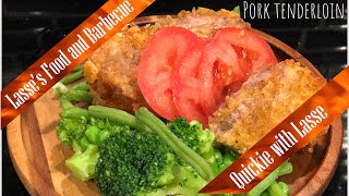 Keto friendly  Porkrind battered Pork tenderloin  cooked in the De Longhi airfryer 1394 multifry [upl. by Hollis]