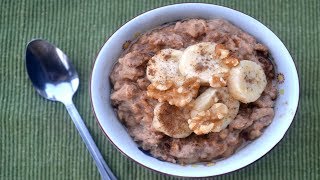 ALKALINE ELECTRIC BANANA NUT SPELT OATMEAL  THE ELECTRIC CUPBOARD [upl. by Sitoeht]