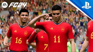 FC 24  Spain vs Croatia  EURO 2024 Group Match  PS5™ 4K60 [upl. by Anaeed]