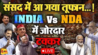 🔴LIVE Rajya Sabha  Mallikarjun Kharge  INDIA Vs NDA  Modi  Parliament Session 2024  Lok Sabha [upl. by Chadd]