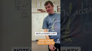 Note vs chord vs key music lesson class learn theory [upl. by Annid]