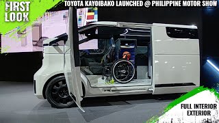 Toyota Kayoibako Customizable Minivan Launched  2024 Philippine Motor Show  Full Interior Exterior [upl. by Damita538]