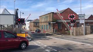 Camborne Level Crossing Cornwall 10092018 [upl. by Niroc250]