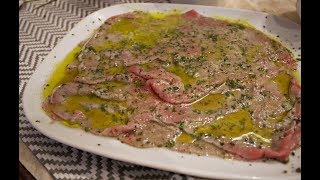 Carpaccio di manzo con erbe aromatiche [upl. by Refinnaej517]