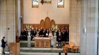 Cor Meibion Llanelli  Eifion Thomas singing Panis Angelicus [upl. by Anigriv]