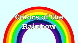 Colors of a Rainbow for kids  What colors are in a rainbow  How many colors does a rainbow have [upl. by Ennairej]