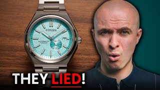 What YouTubers Aren’t Telling You About Citizen’s New “Grand Seiko Killer”  Zenshin Forza Review [upl. by Barnie129]