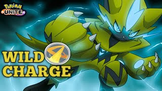 Wild Charge ZERAORA is super CRAZY in Pokemon unite [upl. by Niuqram]