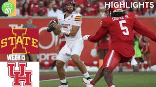 No 18 Iowa State Cyclones vs Houston Cougars Highlights [upl. by Moonier]