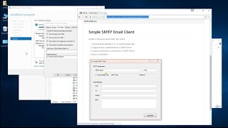 Windows Server 2016  SMTP Configure and Test How To Tutorial [upl. by Natsud]