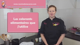 Les colorants alimentaires que jutilise [upl. by Ranchod]