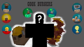 HOW TO GET ALL BADGE HATS IN COOK BURGERS  ROBLOX TUTORIAL [upl. by Selim]