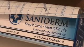 Saniderm day by day healing review [upl. by Piderit]